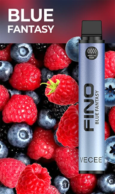 VECEE FINO 800puffs 430mAh Disposable Vapes Blue Fantasy Flavor