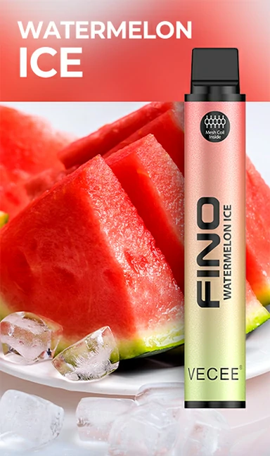 VECEE FINO 800puffs 430mAh Disposable Vapes Watermelon Ice Flavor