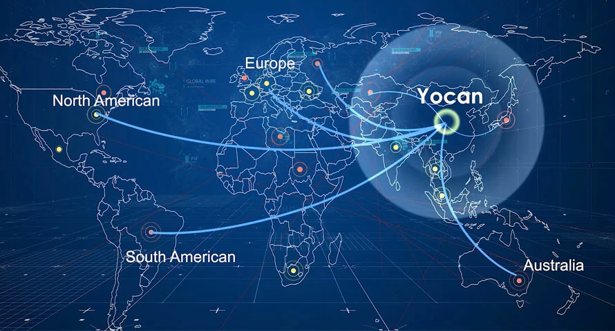 VECEE Global Business map