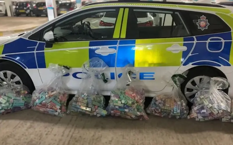 Illegal Disposable Vapes Worth 80 000 Seized in UK 6 Arrested