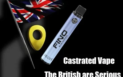 Castrated Vape, The British are Serious