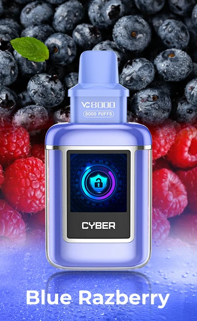 VECEE VC CYBER 650mAh 8000puffs Pod System Flavor- Blue Razberry