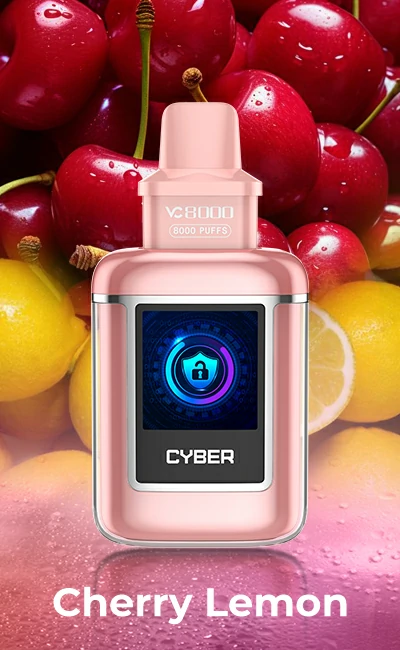 VECEE VC CYBER 650mAh 8000puffs Pod System Flavor- Cherry Lemon