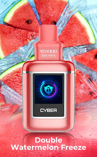 VECEE VC CYBER 650mAh 8000puffs Pod System Flavor- Double Watermelon Freeze