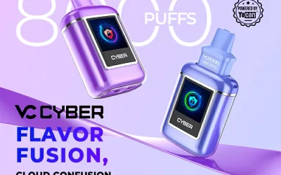 New Product Launch: VECEE VC CYBER 8000Puffs TFT Color Screen Pod System
