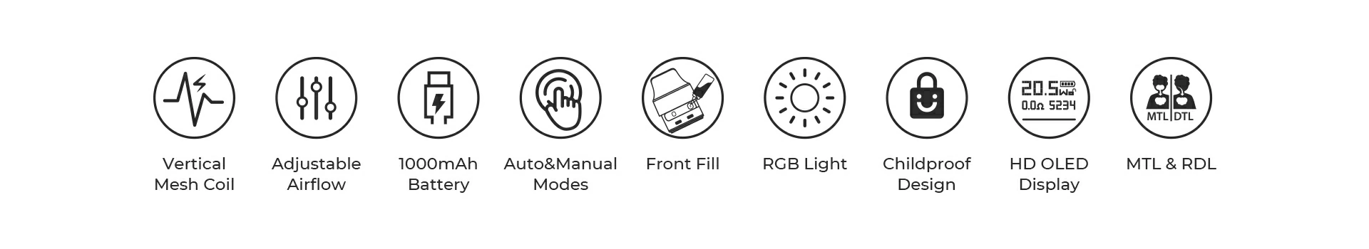 VECEE VC30 PRO Open Pod System Product Features